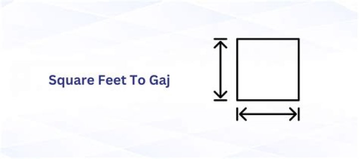 How do you convert Gaj to square feet?