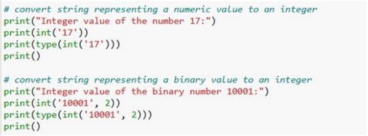 How do you convert string to integer in python?