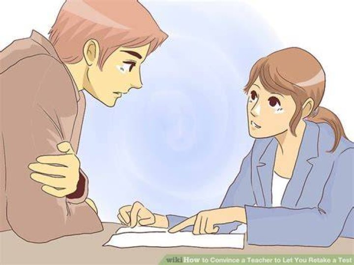 How do you convince your teacher to let you retake a test?