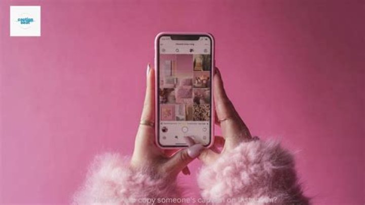 How do you copy a caption on Instagram on iPhone?