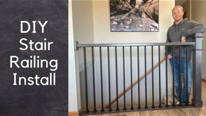 How do you cover a banister?
