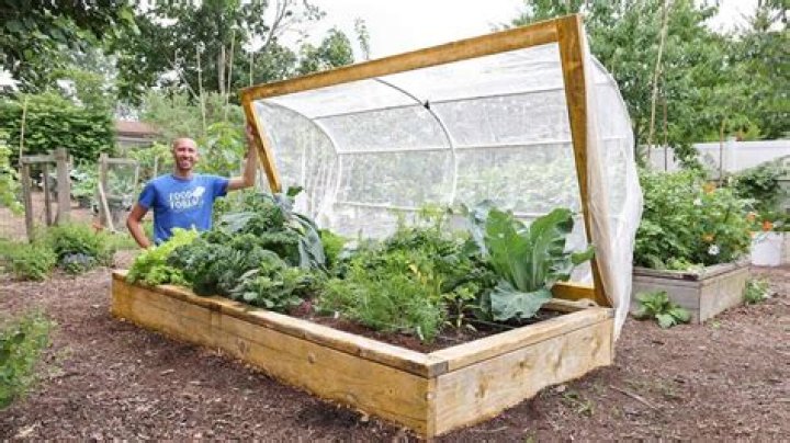 How do you cover a garden bed?