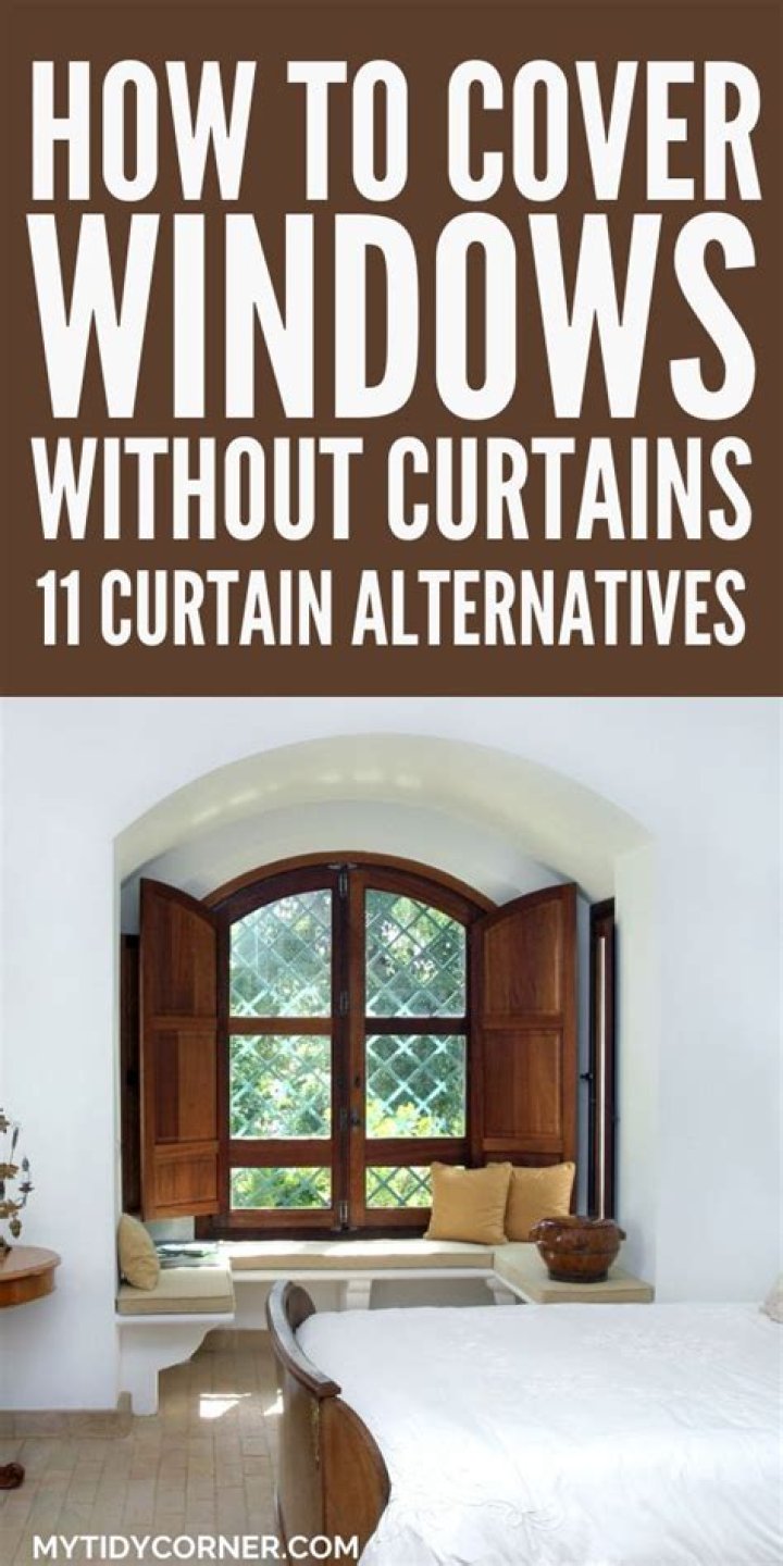 How do you cover a window in a door?