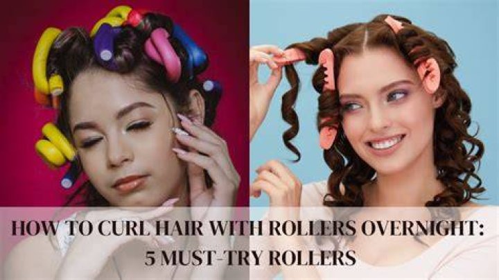 How do you curl hair with rollers?