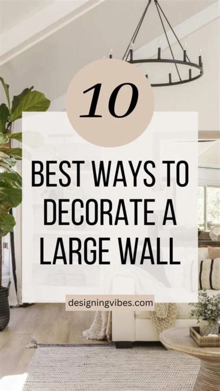 How do you decorate a wall minimalist?