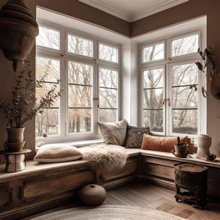 How do you decorate window ledges?