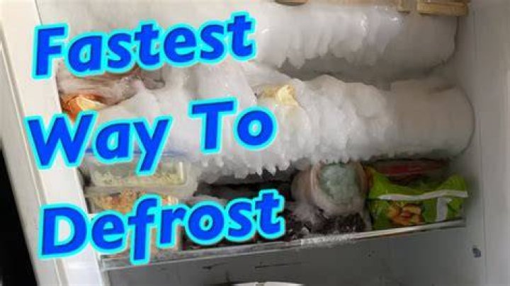 How do you defrost a freezer?
