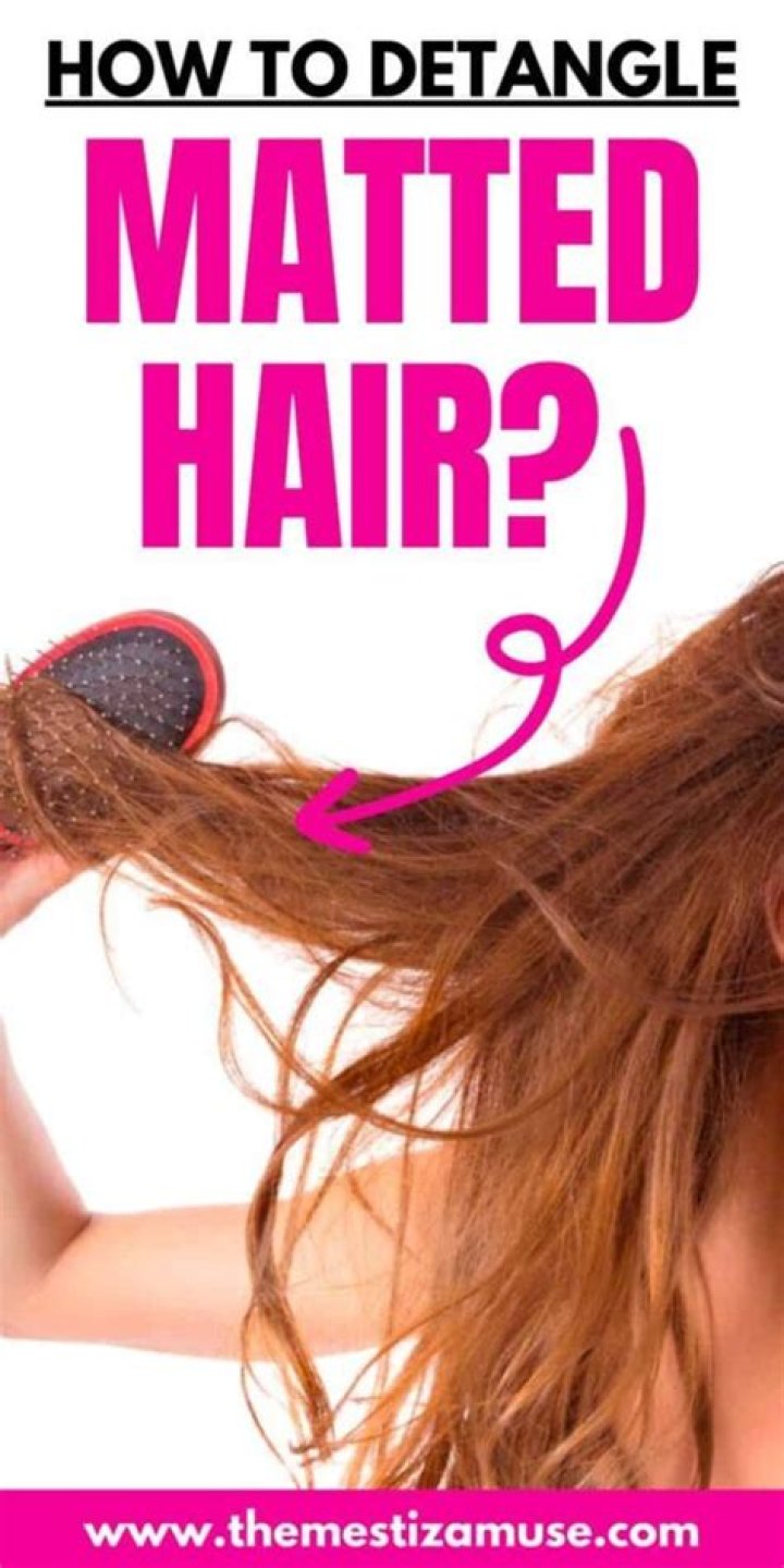 How do you detangle a twisted hair?