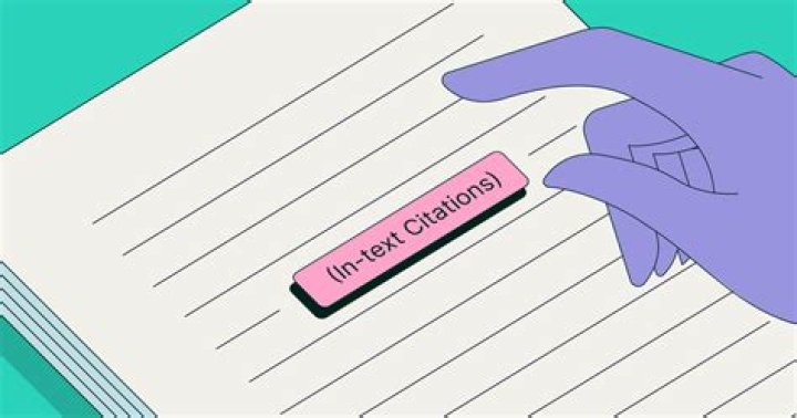 How do you do an in text citation?