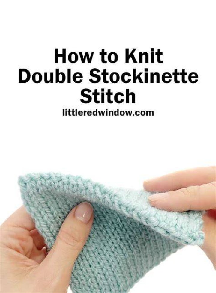 How do you do the stockinette stitch for beginners?