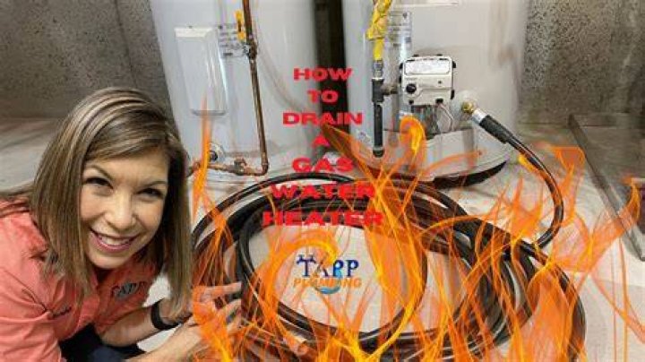 How do you drain a gas water heater?