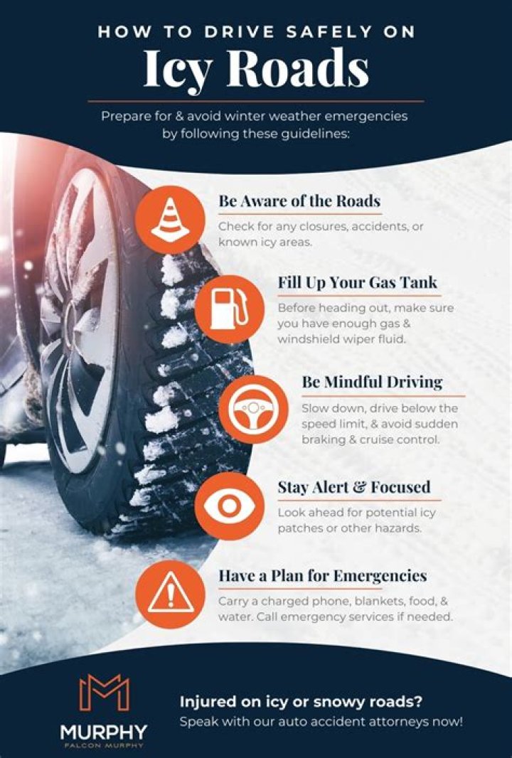 How do you drive in icy conditions?