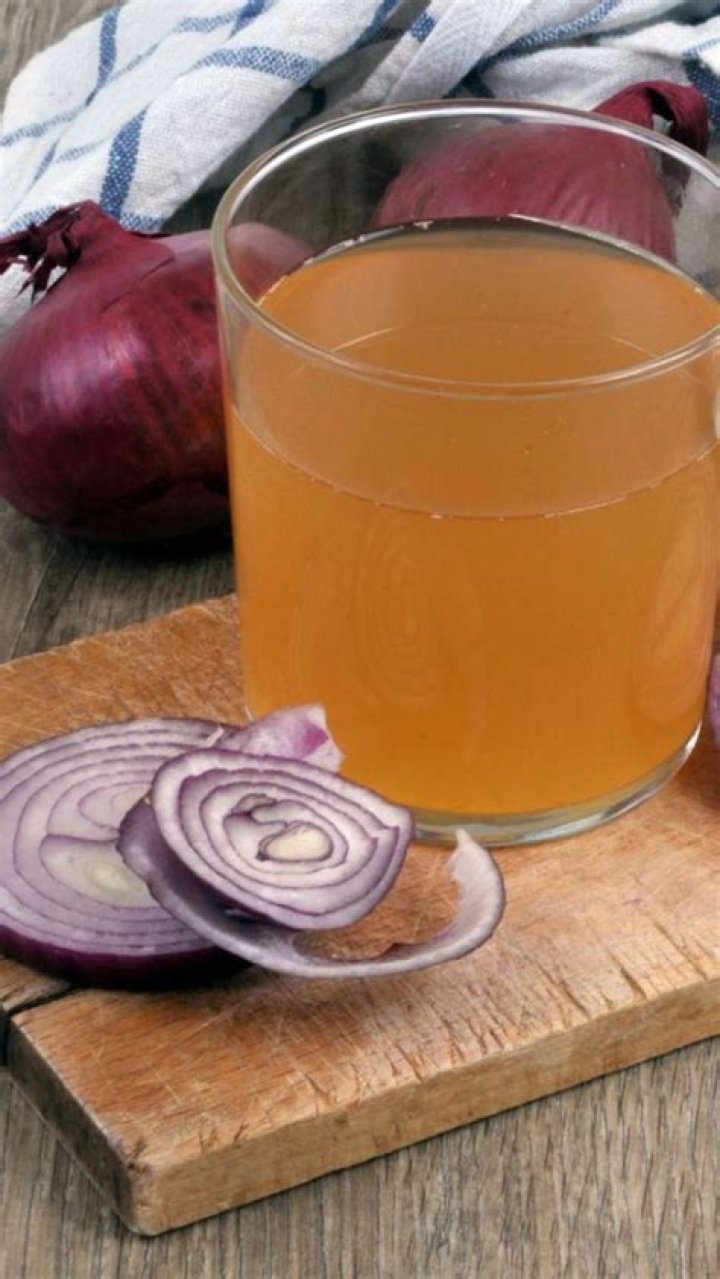 How do you easily extract onion juice?