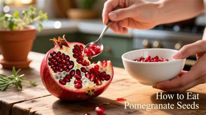 How do you eat a pomegranate hack?