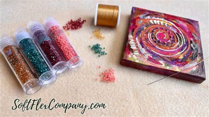 How do you embellish fabric with beads?