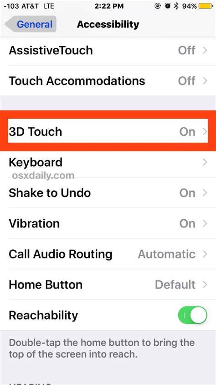 How do you enable 3d touch on iPad?