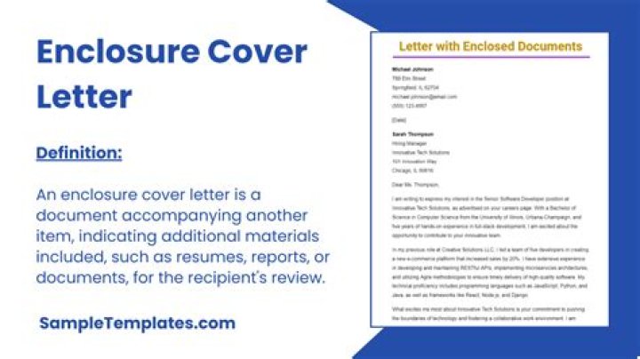 How do you end a letter with CC and enclosure?