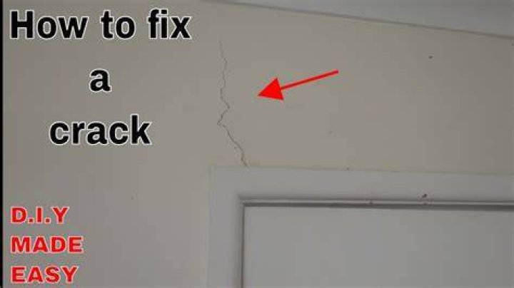 How do you fill a recurring crack?