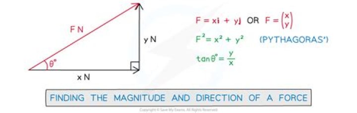 How do you find the magnitude and direction of the net force?