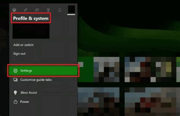 How do you find your profile address on Xbox one?