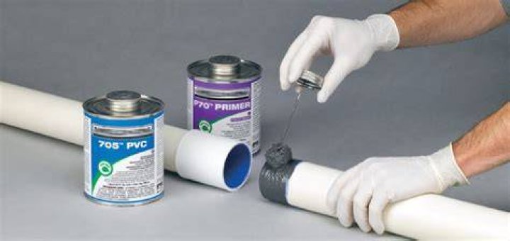 How do you fix a glued PVC joint?