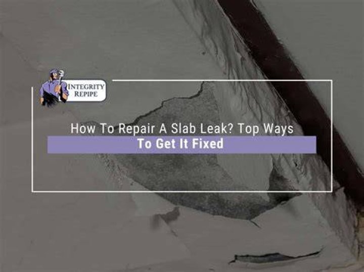 How do you fix a slab leak?