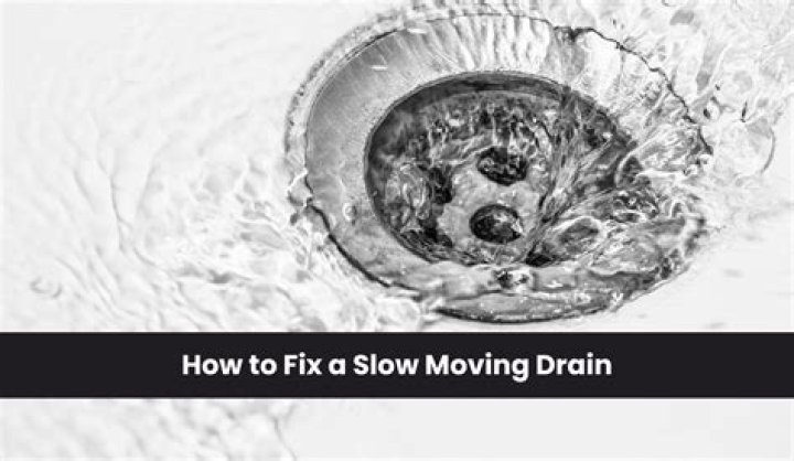 How do you fix a slow moving drain?