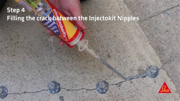 How do you fix Sika mortar?
