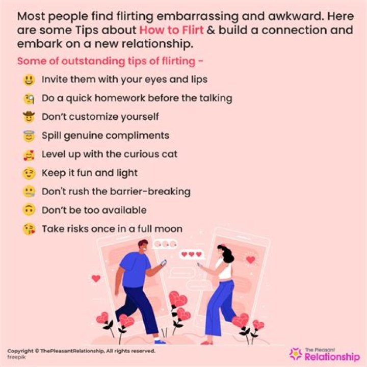 How do you flirt without flirting?