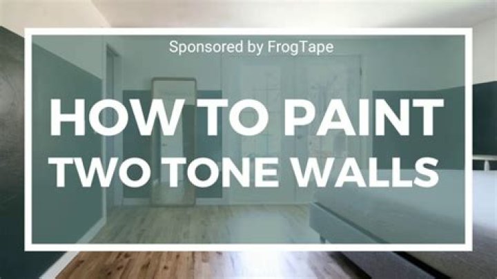 How do you Frogtape a wall?