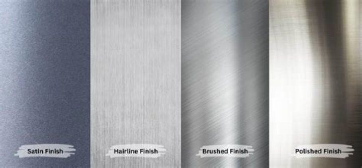 How do you get a brushed finish on stainless steel?