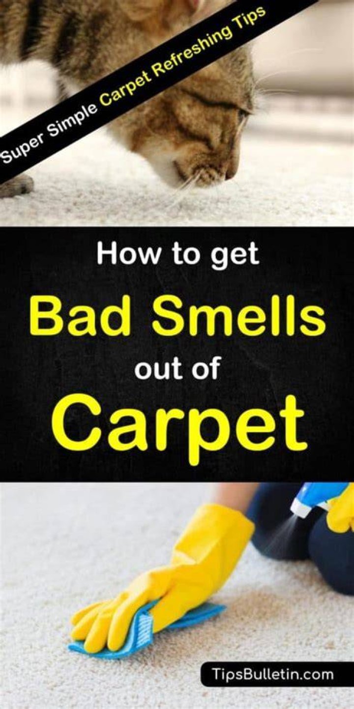 How do you get bad smells out of carpets?