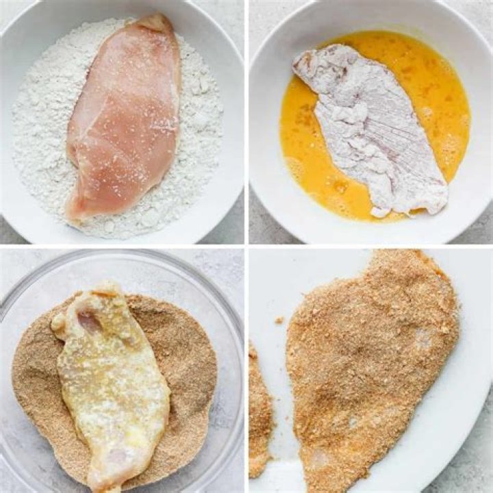 How do you get breading to stick to meat?