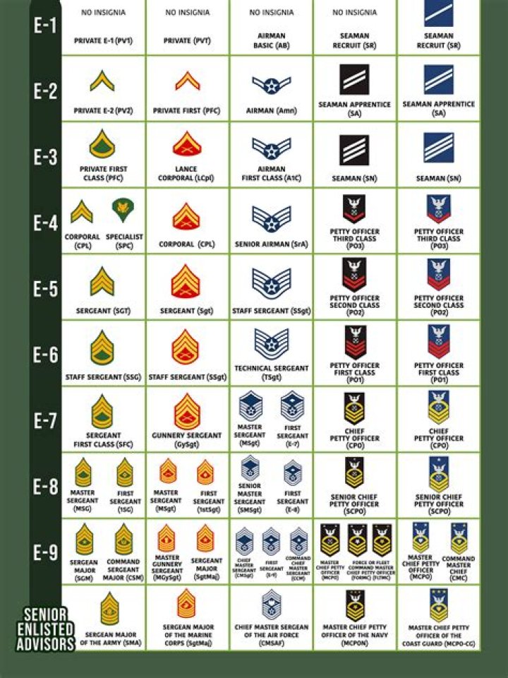 How do you get military rank on insignia?
