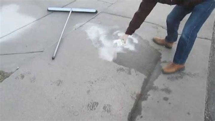 How do you get oil out of concrete?