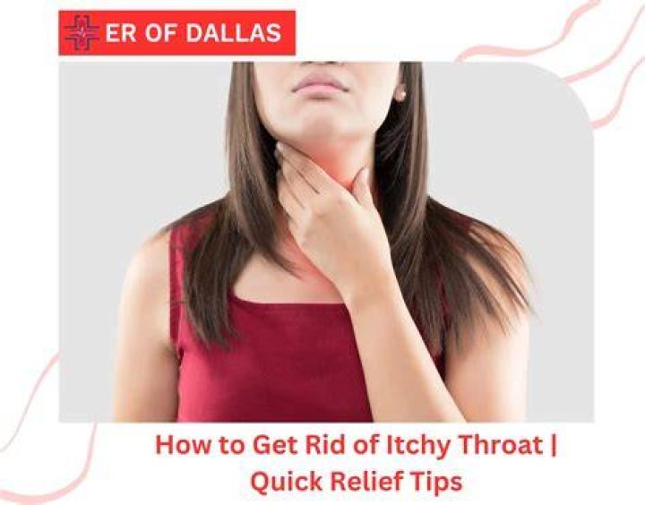 How do you get rid of an itchy throat fast?