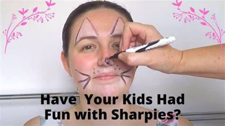 How do you get sharpie to stay on your skin?
