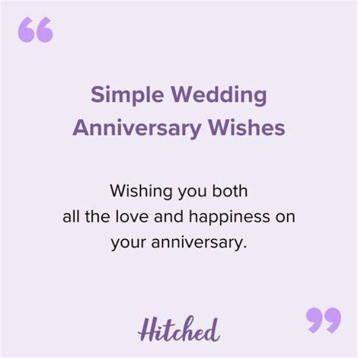 How do you greet a wedding anniversary?