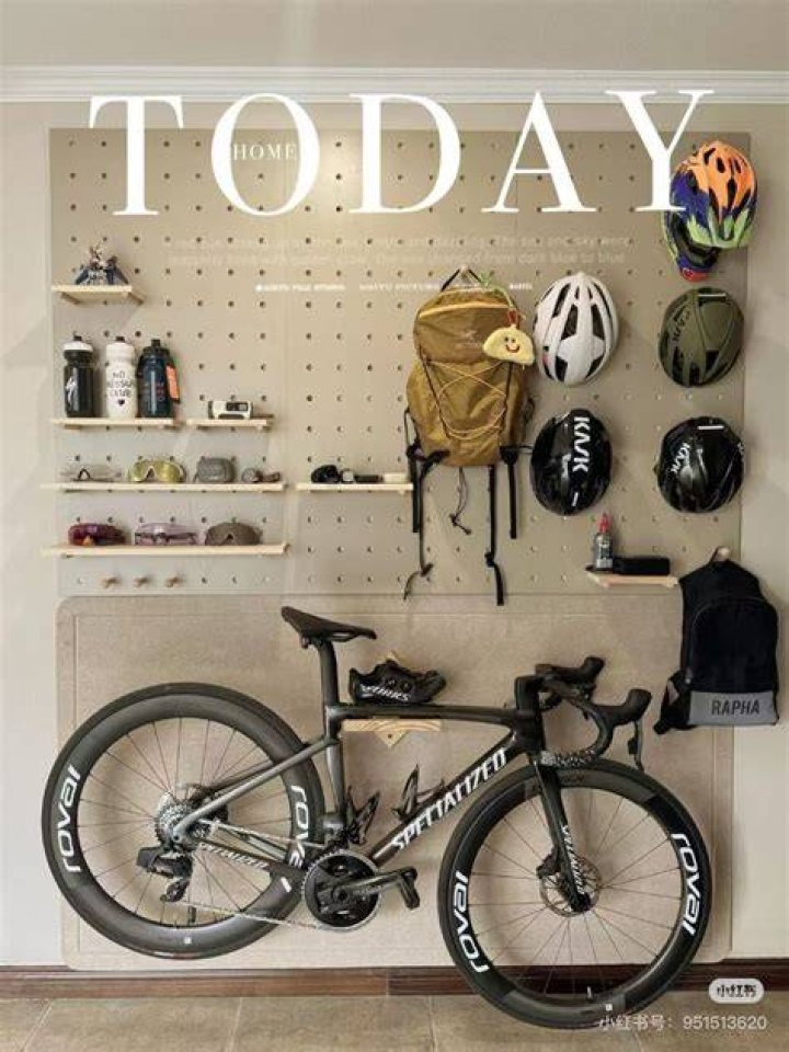 How do you hang a bike in a small apartment?