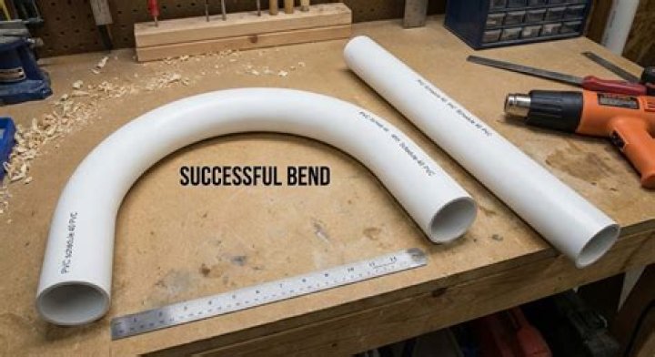 How do you heat and bend PVC conduit?