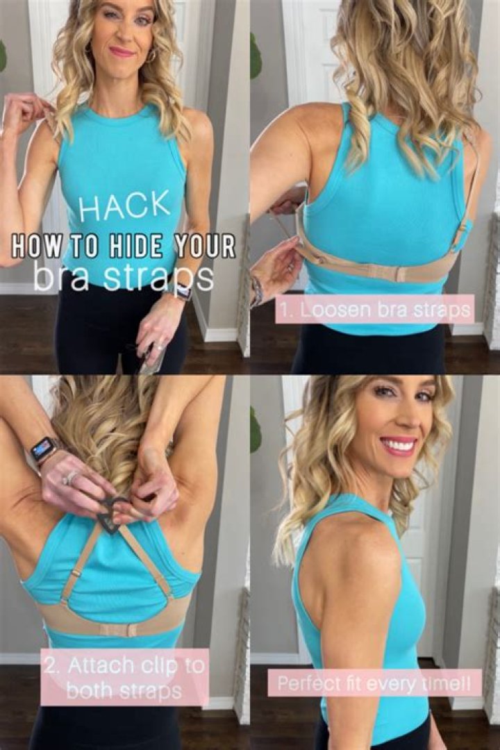 How do you hide bra straps in halter tops?