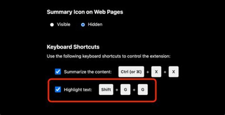 How do you highlight using the keyboard?