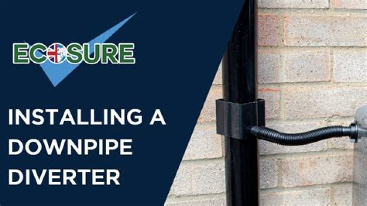 How do you install a rain diverter in a door?