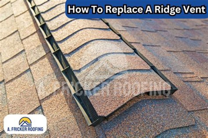 How do you install an aluminum ridge vent?