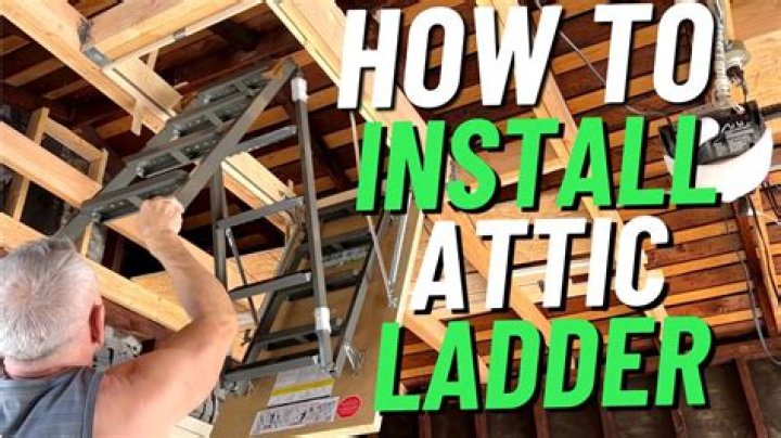 How do you install Louisville attic stairs?