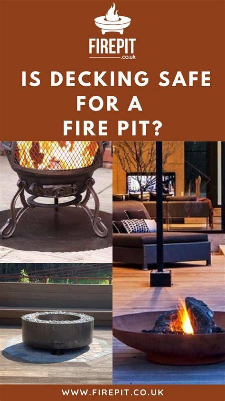 How do you keep a fire pit safe?