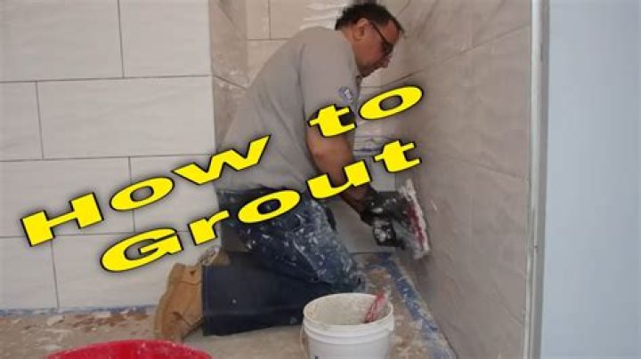 How do you keep grout from staining?