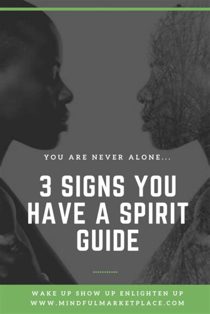 How do you know you have a spirit guide?