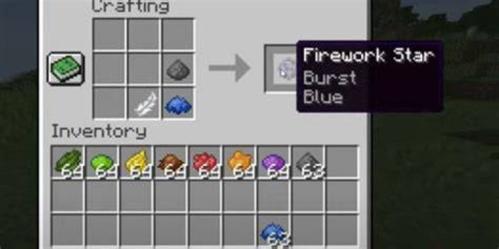 How do you make a firework star?