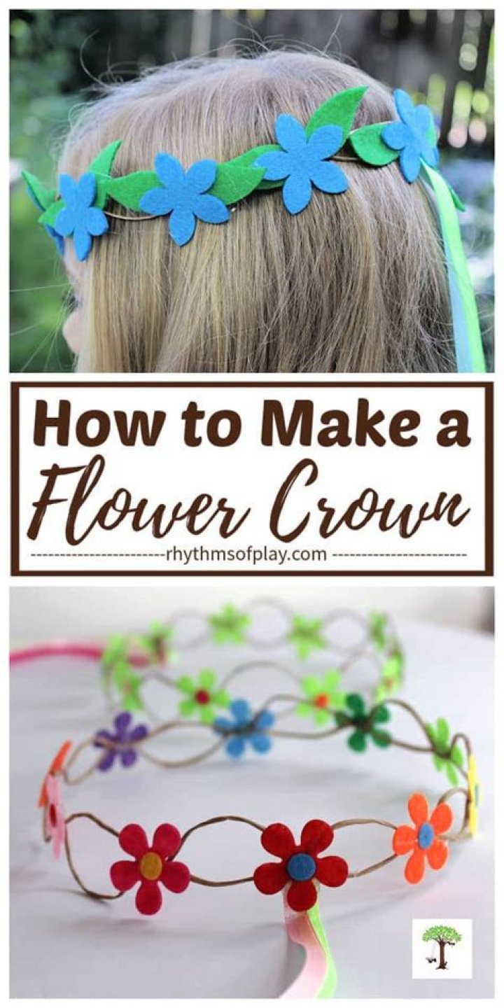 How do you make a flower crown for a dog?